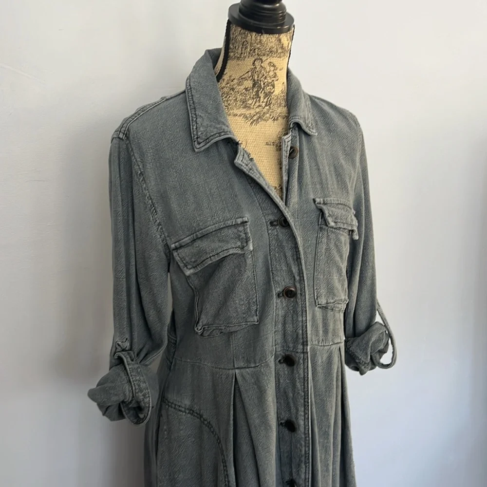 Free People Linen Duster